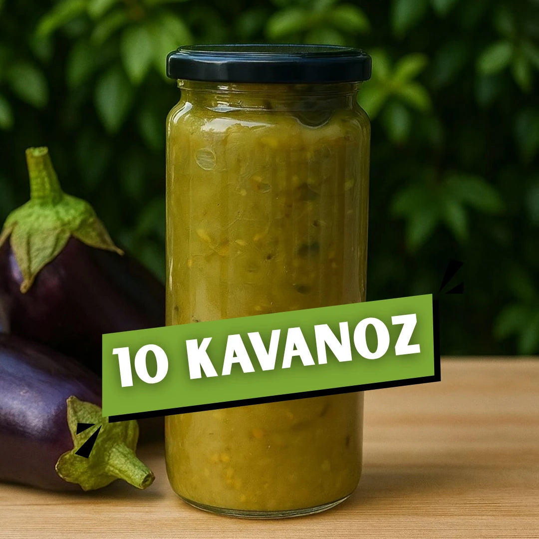 Közlenmiş Patlıcan Konservesi 500gr x 10 adet