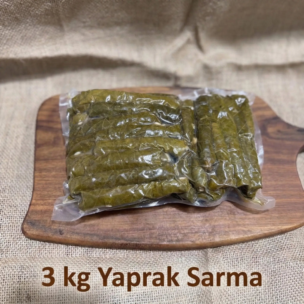 Zeytinyağlı Yaprak Sarma 3 kg (çiğ sarım)