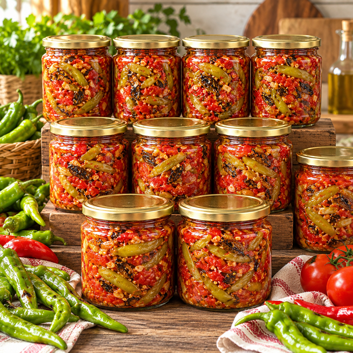 10lu Kılbiber Kızartma Konserve (450grx10)